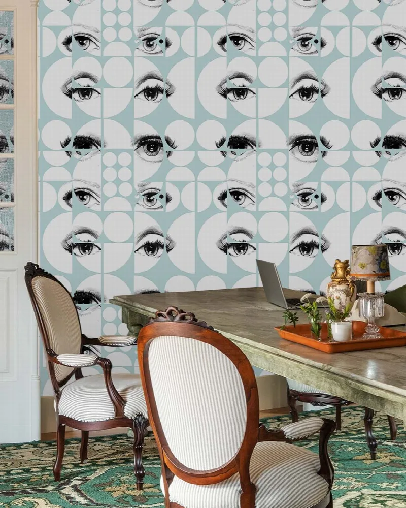 Celandine Keepsake Geometric Wallpaper