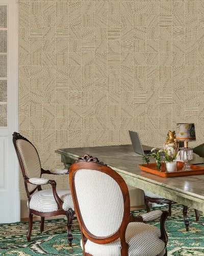 Roskell Story Geometric Wallpaper