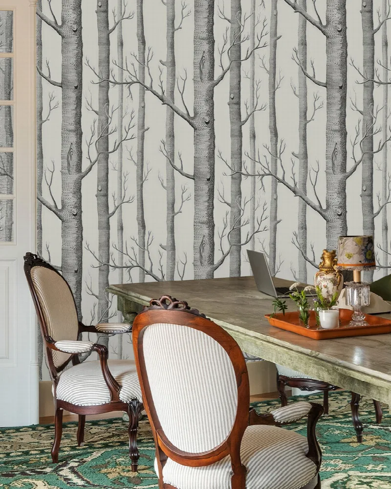 Peverly Verse Woodland Wallpaper