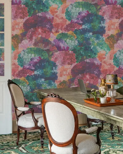 Merevale Whim Geometric Wallpaper