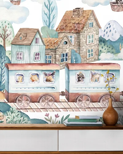 Wrenley Daydream Animal Adventure Wallpaper