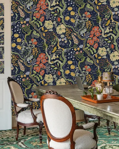Roskell Echo Floral Wallpaper