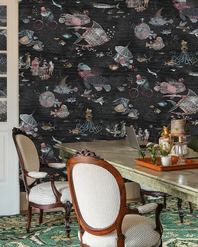 Merevale Atelier Marine Wallpaper — Onyx