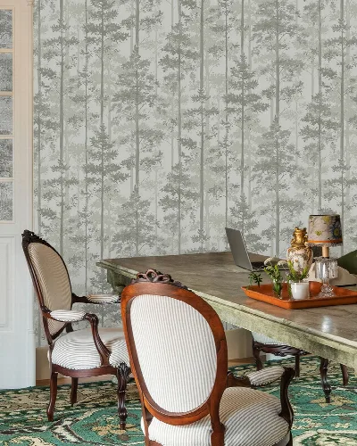 Peverly Vista Woodland Wallpaper