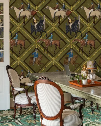 Junora Keepsake Equestrian Wallpaper