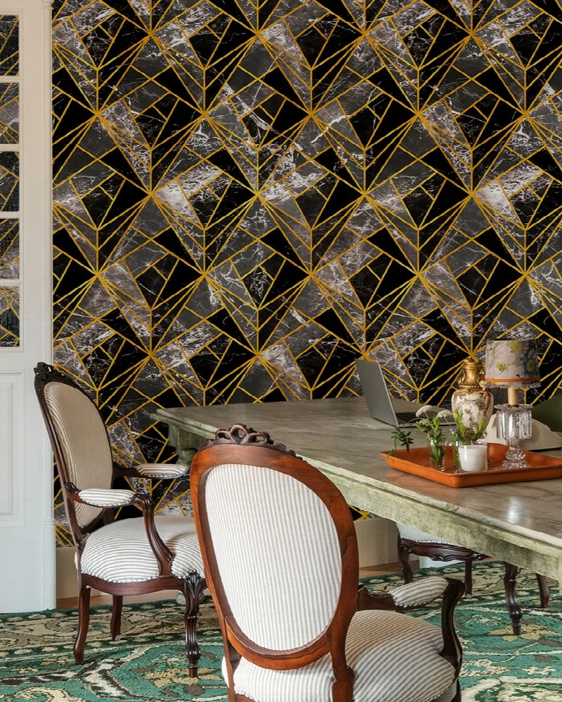 Gildmere Haven Geometric Wallpaper