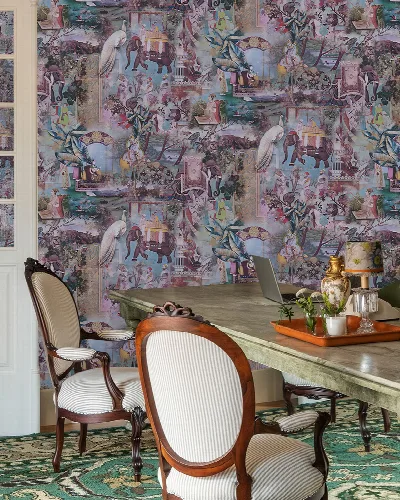 Orlena Echo Architectural Wallpaper