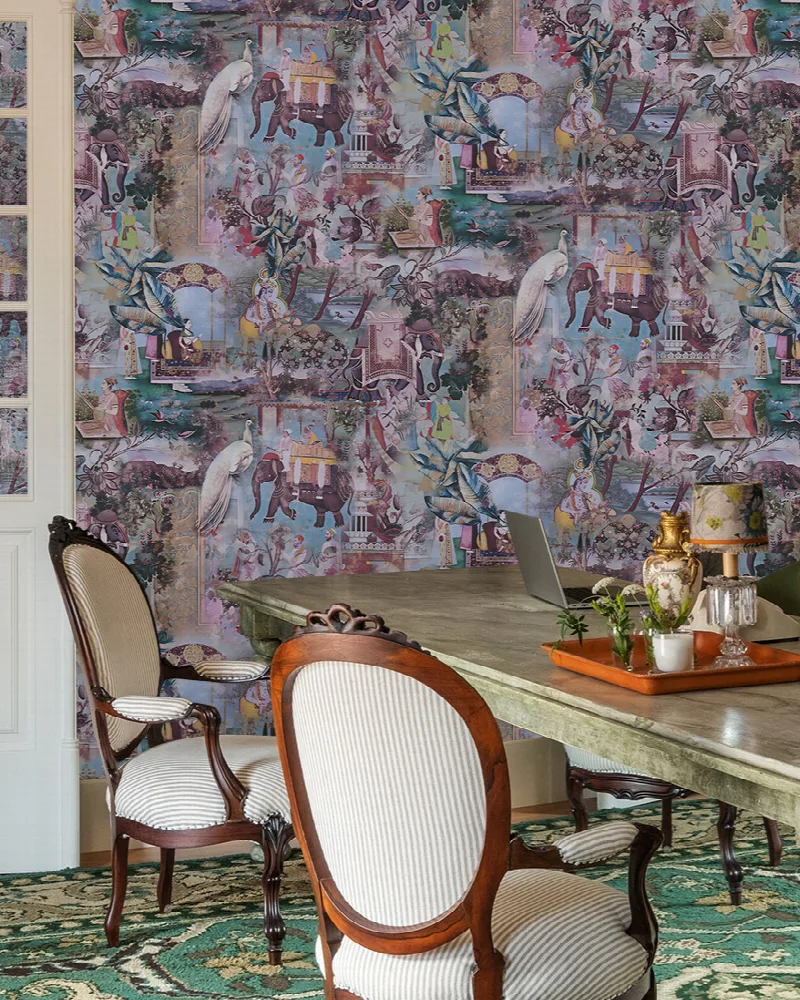 Orlena Echo Architectural Wallpaper