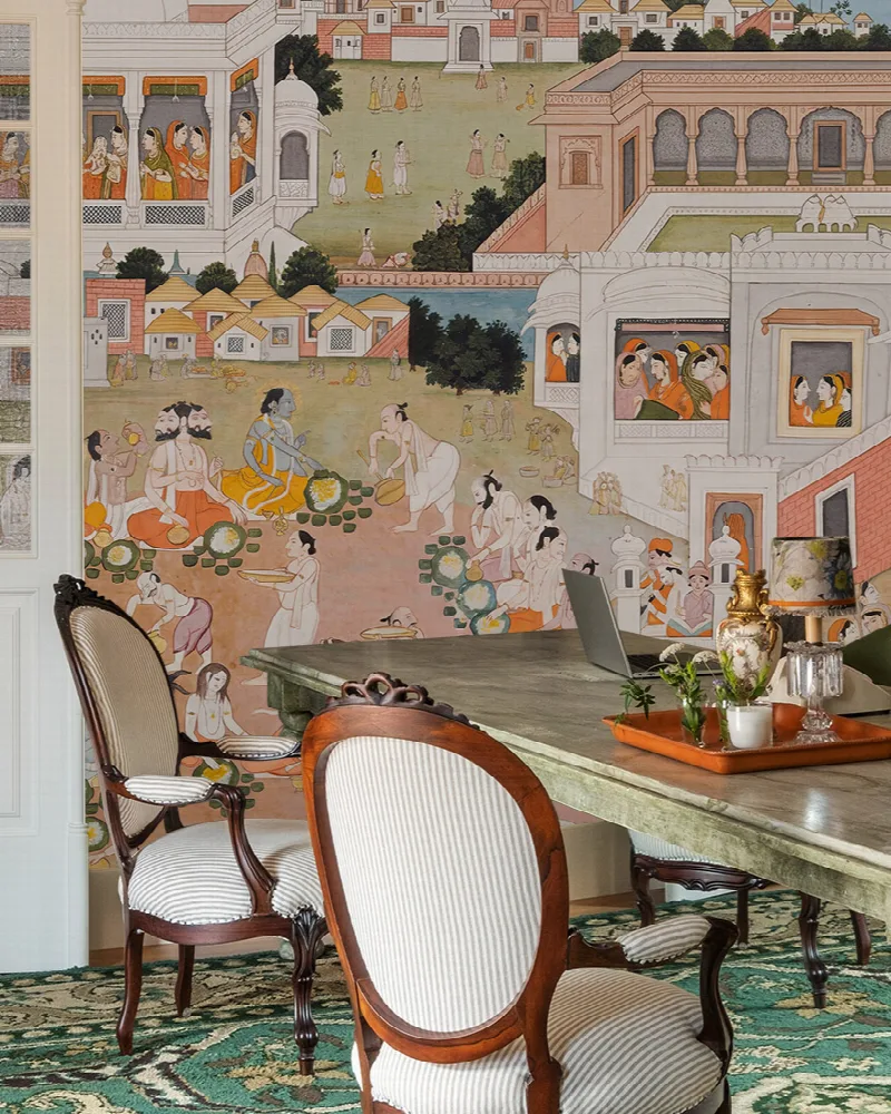 Virelle Keepsake Narrative Art Wallpaper