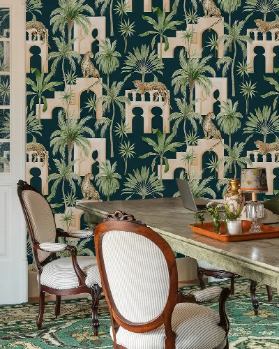 Solenne Tapestry Tropical Wallpaper