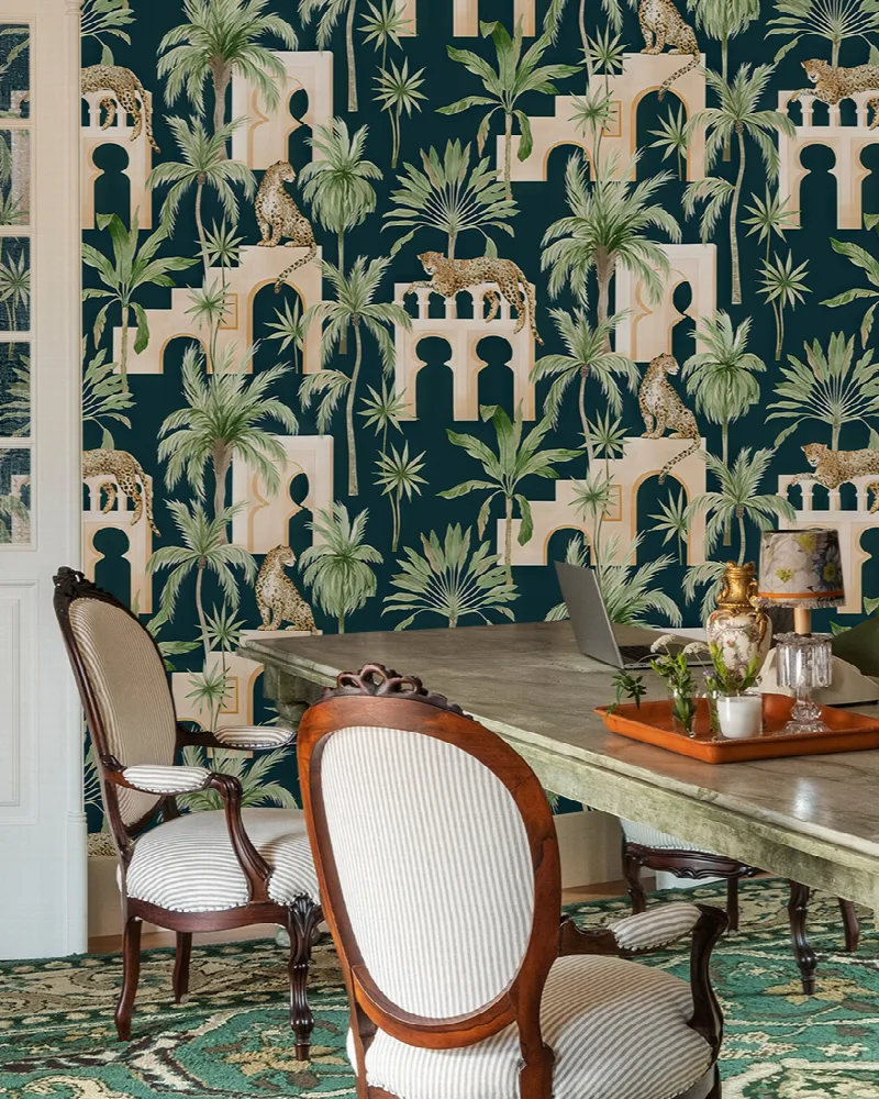 Solenne Tapestry Tropical Wallpaper