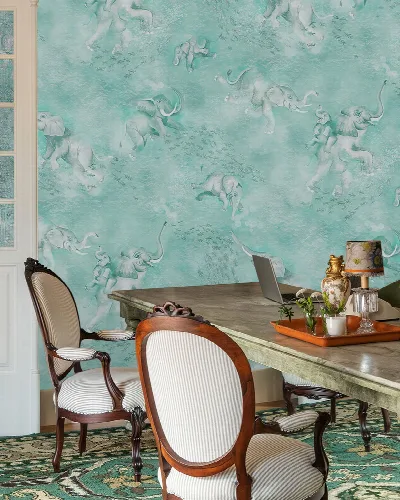 Larkspur Folio Animal Wallpaper