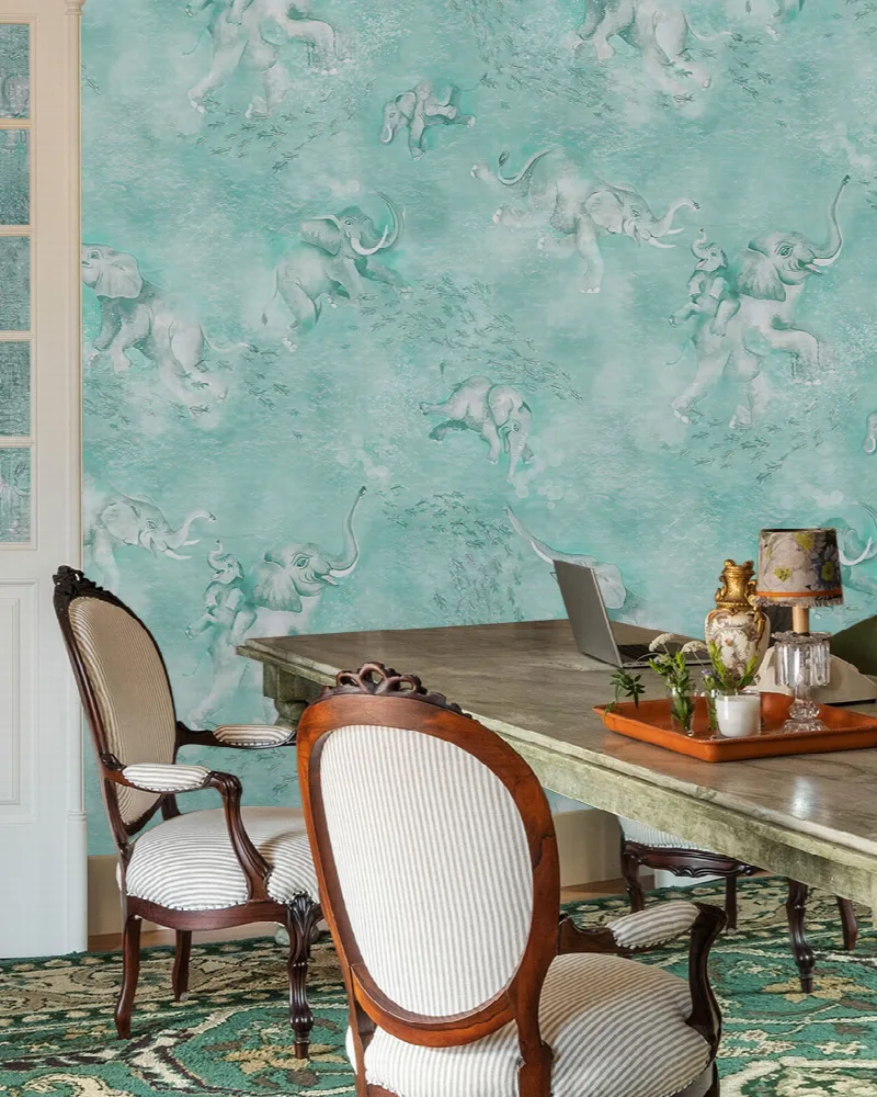 Larkspur Folio Animal Wallpaper