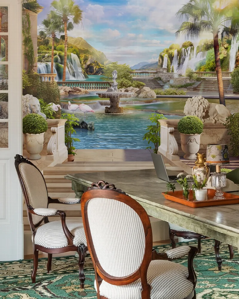 Yarrowmere Verse Architectural Wallpaper