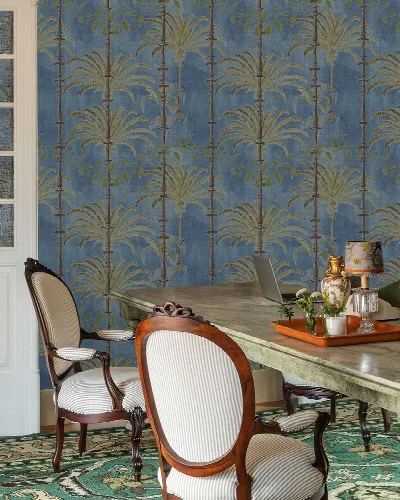 Gildmere Enclave Tropical Wallpaper