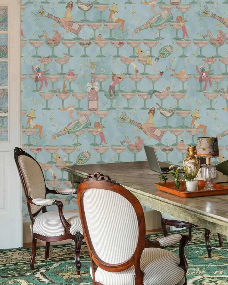 Merevale Drift Kitchen Motif Wallpaper