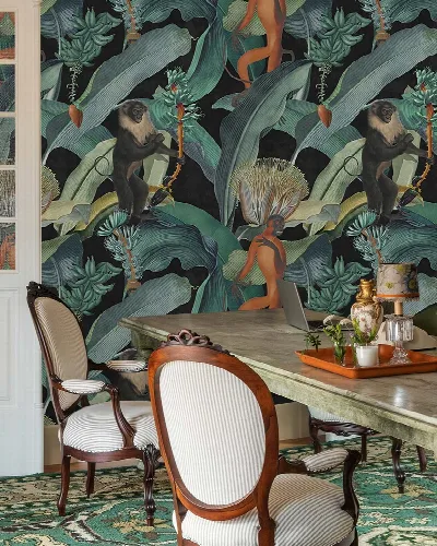 Dovewick Haven Tropical Wallpaper — Forest