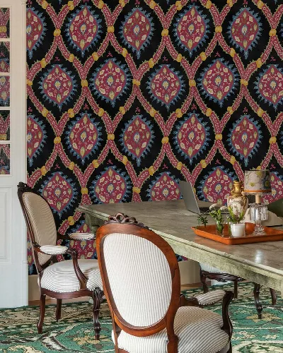 Fenwick Drift Ornamental Wallpaper