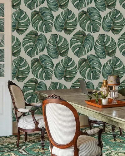Celandine Tableau Tropical Wallpaper