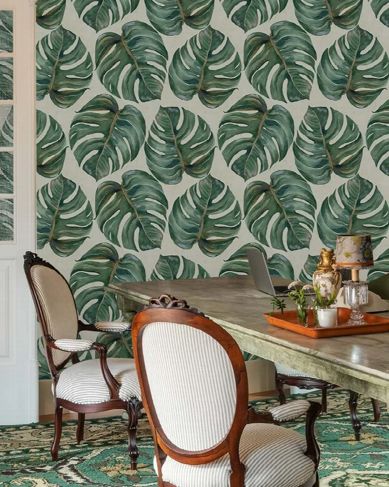 Celandine Tableau Tropical Wallpaper