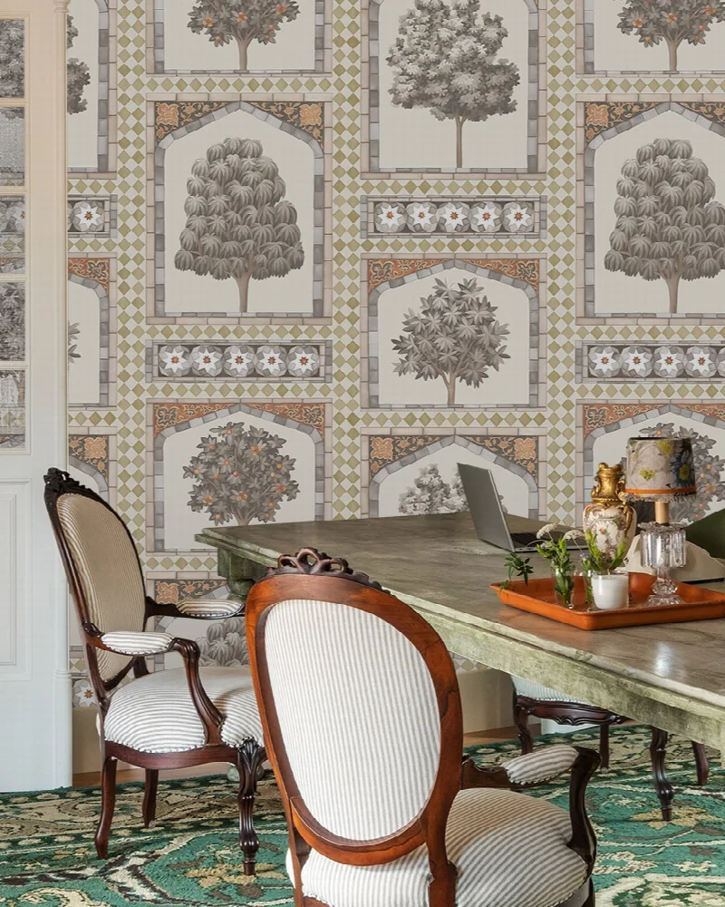 Umbervale Journey Tile Effect Wallpaper