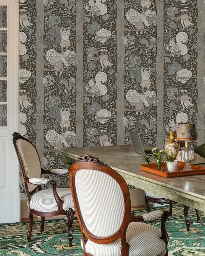 Peverly Passage Floral Wallpaper