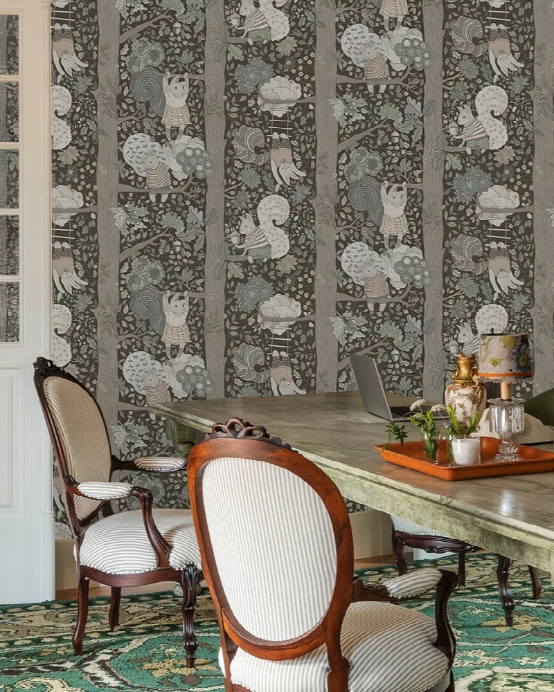 Peverly Passage Floral Wallpaper