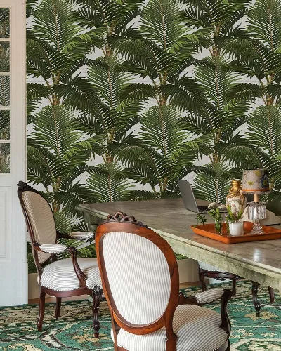 Celandine Journey Tropical Wallpaper