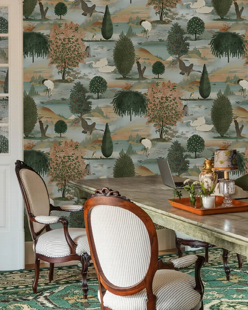 Orlena Gleam Scenic Wallpaper