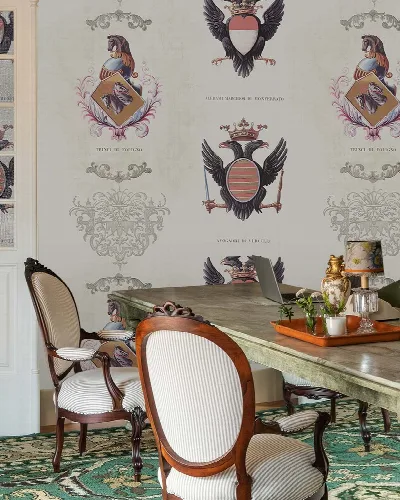 Bellora Verse Folk Art Wallpaper