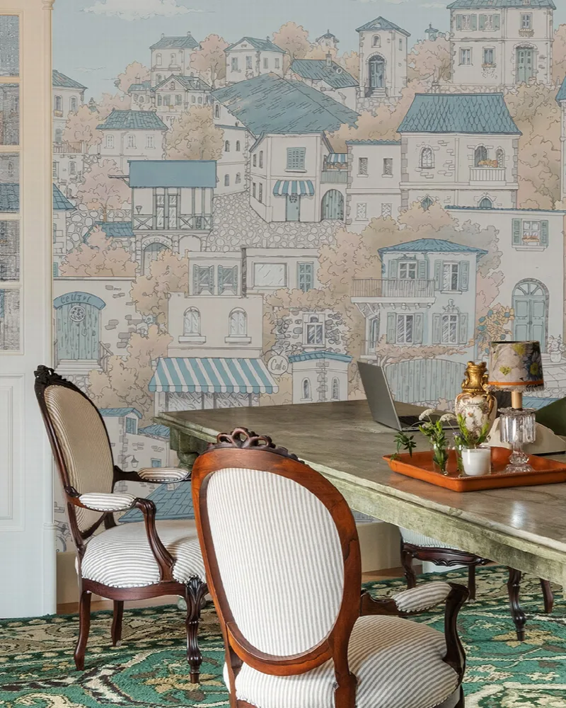 Umbervale Verse Woodland Wallpaper