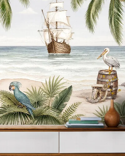 Wrenley Echo Ocean Kids Wallpaper