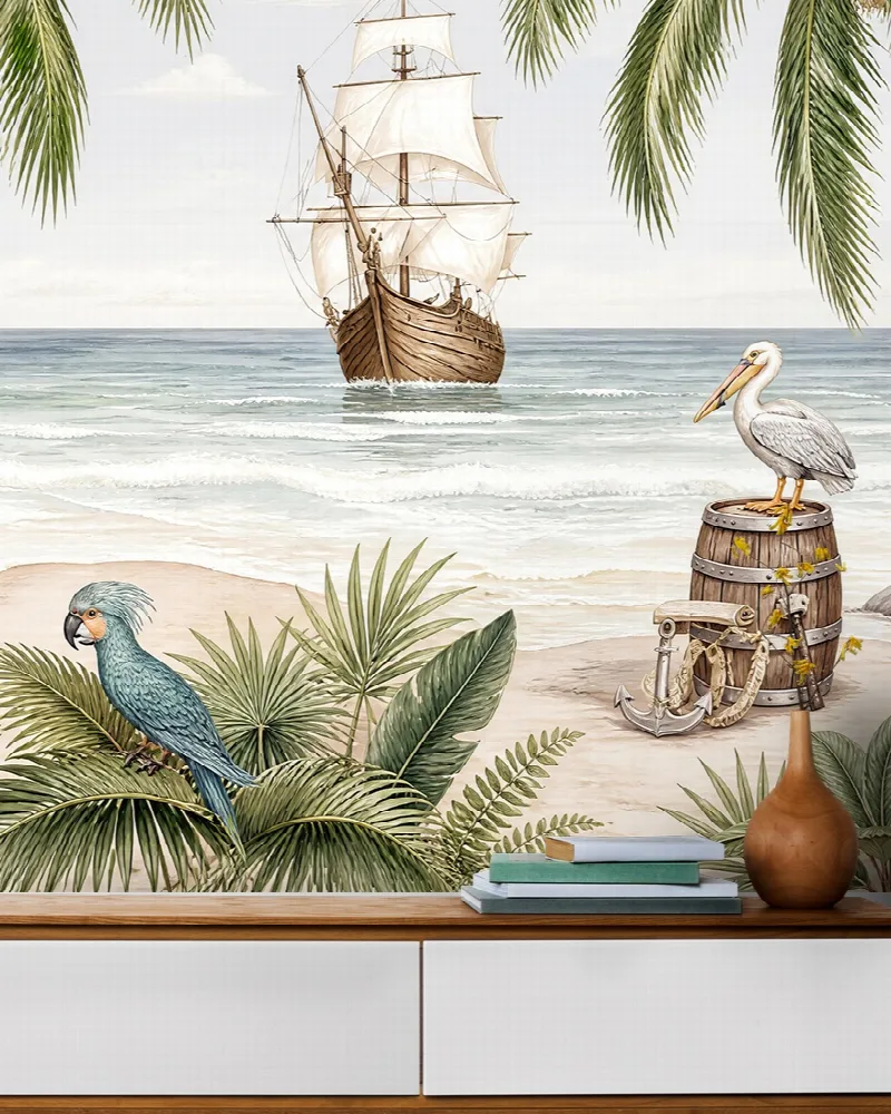Wrenley Echo Ocean Kids Wallpaper