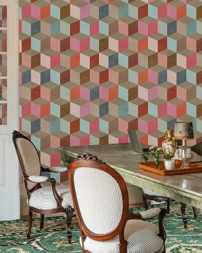 Avelune Whim Geometric Wallpaper