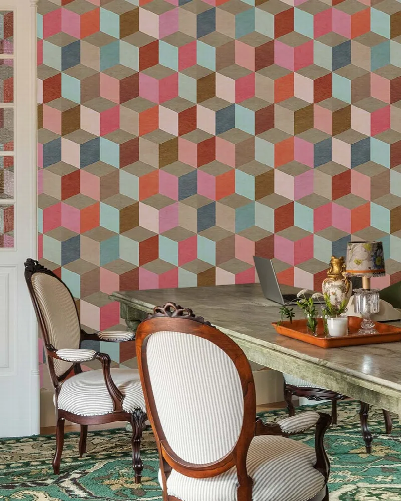 Avelune Whim Geometric Wallpaper