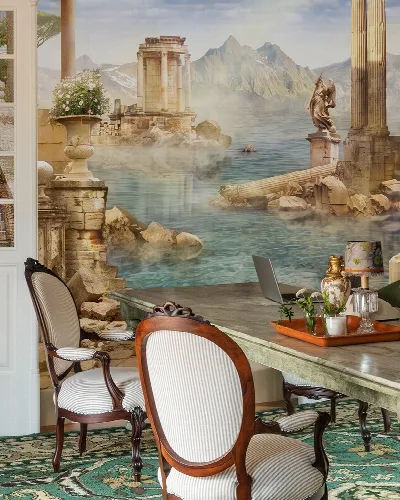 Zephora Story Architectural Wallpaper