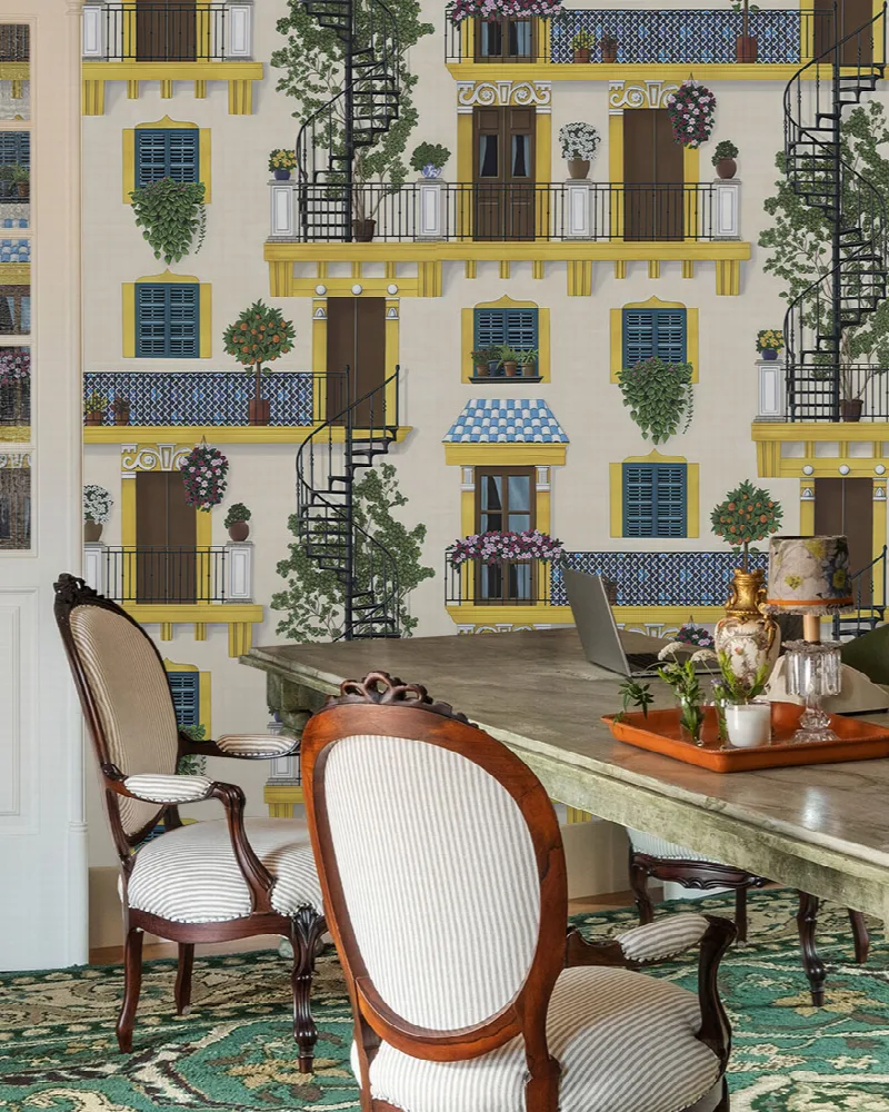 Peverly Daydream Architectural Wallpaper