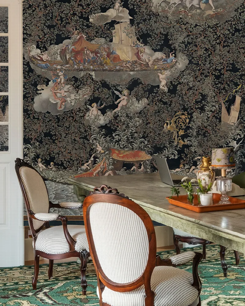 Gildmere Prelude Marine Wallpaper