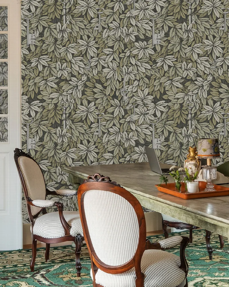 Peverly Serenade Botanical Wallpaper