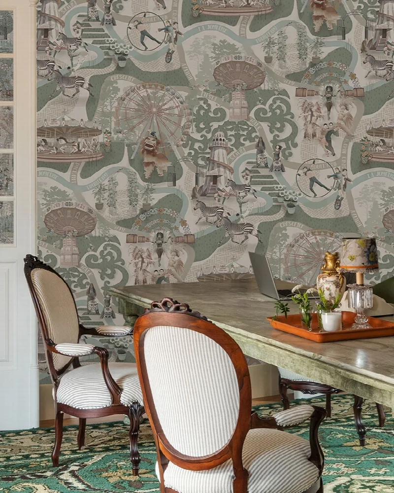Larkspur Reverie Carnival Wallpaper