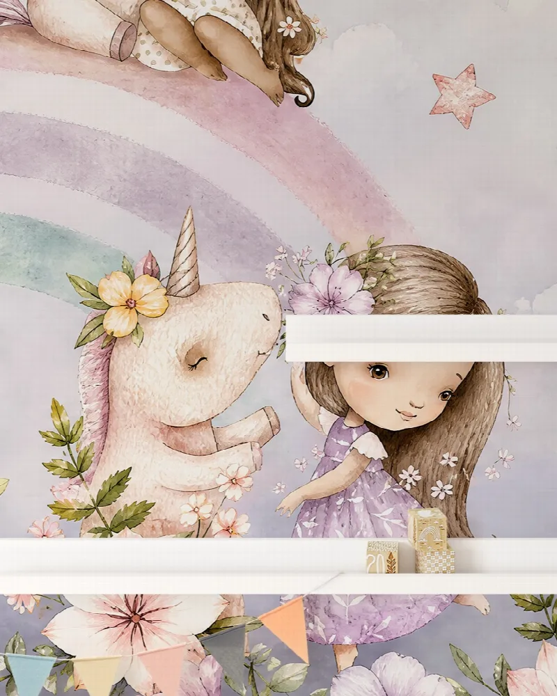 Wrenley Journey Fantasy Kids Wallpaper — mobile room preview 3